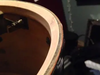60s Ludwig bearing edge advice