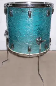 Wooding acryl floor tom (crazy blue)
