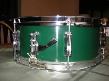 1963 wood shell Ludwig snare to sell..