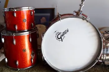 Gretsch Round Badge Tangerine Sparkle!!! Fresh catch!!!