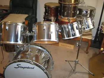 Slingerland ChromeTimbales and COW Toms