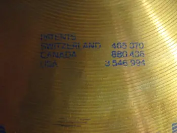 1984 Paiste 602 18 inch Blue Label Thin Flatride