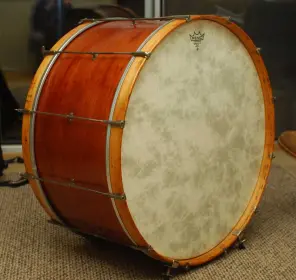 Really old Leedy bass drum with a story