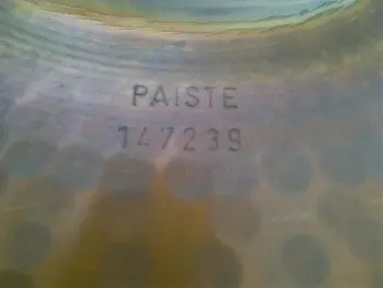 1981 18 inch Paiste RUDE Crash/Ride EXCELLENT condition