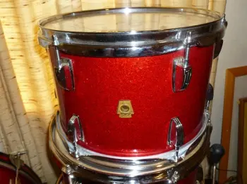 Ludwig Red Sparkle Drums