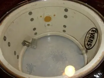 Ludwig Red Sparkle Drums