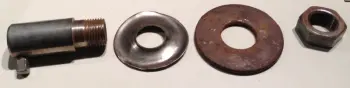 Looks like an old cymbal mount.