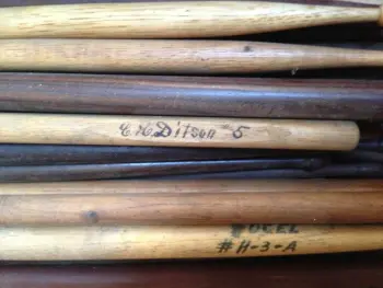 Vintage drum sticks thoughts