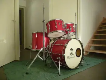 Premier 1970s Elite, Snare, and Trilok &amp; Paiste cymbals