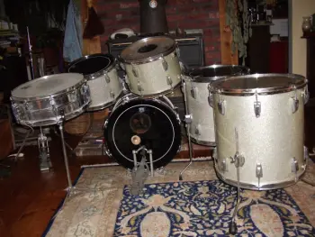 Ludwig 1968 Jazzette silversparkle kit