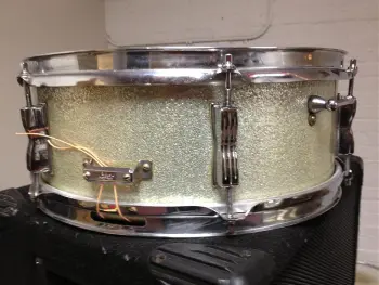 1968 Ludwig Pioneer 5x14 Silver Sparkle Snare $175 + $10 shipping.