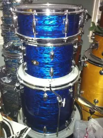 Slingerland Blue Agate Drums