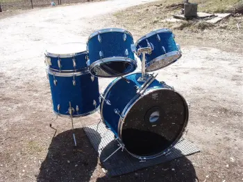 what's under that blue sparkle turf?