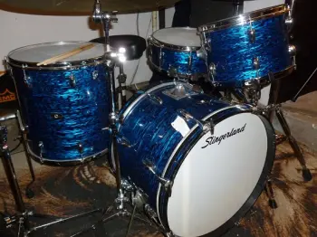 Slingerland Blue Agate Drums