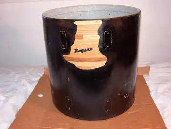 ROGERS 1972 16x16&quot; FLOOR TOM SHELL BUTCHER BLOCK