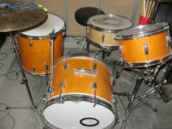 Orange Sparkle Drums