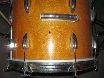 Orange Sparkle Drums