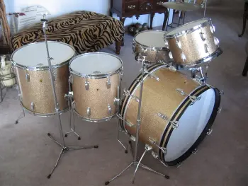 1968 Ludwig Champagne Sparkle Kit