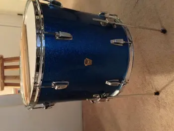 LF: Ludwig Transition ~1958-1960 Blue Sparkle drums!