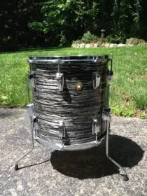 *HOLY GRAIL* Ludwig 60's 14&quot;x14&quot; in ORIGINAL Black Oyster Pearl! WOW!