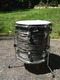 *HOLY GRAIL* Ludwig 60's 14&quot;x14&quot; in ORIGINAL Black Oyster Pearl! WOW!