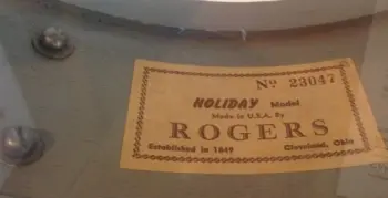 Newly acquired Roger's snare drum..!
