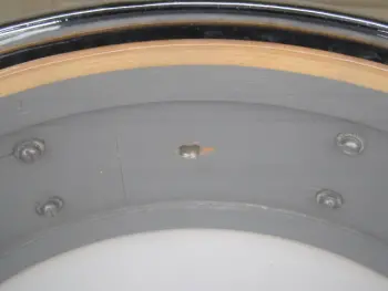 Newly acquired Roger's snare drum..!