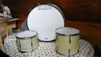 1930-40's Slingerland Radio King  28, 13, 14