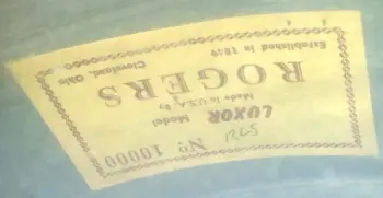 RLS Initials on Rogers Labels