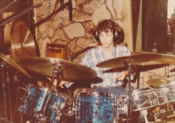 STOLEN Ludwig Vistalite Blue Drum Kit REWARD $10,000