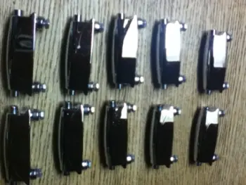 Vintage Gretsch Parts, Snare Lugs, 2 Lightning throws