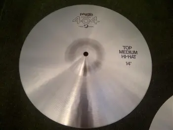 Near MINT Paiste 404 Medium HHs 14in Brown Label