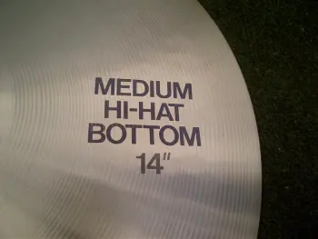 Near MINT Paiste 404 Medium HHs 14in Brown Label