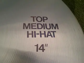 Near MINT Paiste 404 Medium HHs 14in Brown Label