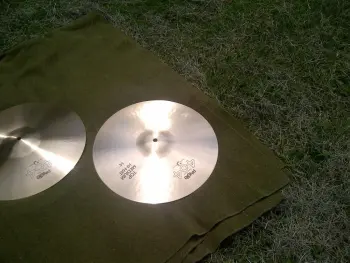 Near MINT Paiste 404 Medium HHs 14in Brown Label