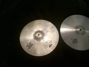 Near MINT Paiste 404 Medium HHs 14in Brown Label