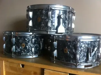 (3)Ludwig Pre serial number BDP Symphonic Snares AS IS