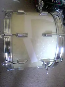 Rogers 20&quot; dayton kick with cracked wrap, any suggestions...