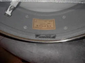 Rogers Koa kit with matching Powertone snare