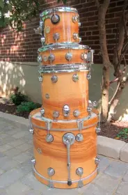 FS: Drum Workshop (DW) Exotic Olive Ash drum set - $2500