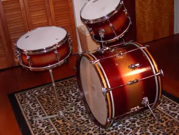 Slingerland 1966 Jam Session Kit #73n Maroon/gold