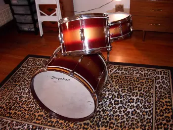 Slingerland 1966 Jam Session Kit #73n Maroon/gold