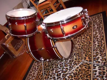 Slingerland 1966 Jam Session Kit #73n Maroon/gold