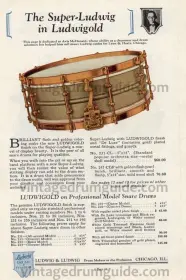 Need Help 1928/29 Super-Ludwig Black Beauty