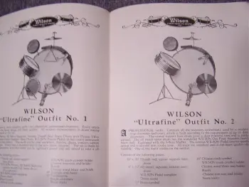 1924 Wilson Bros. drums &amp; accessories catalog