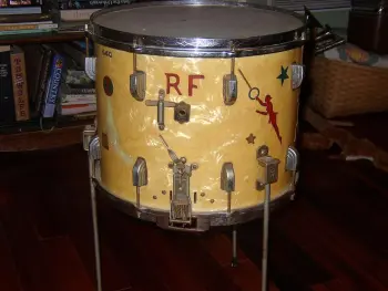 Absolutly historic circus drum find!!!