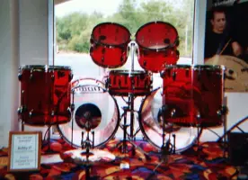 Ludwig Red Vistalite Snare