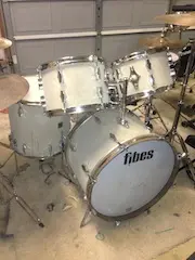 1970 Fibes Fiberglass drum set