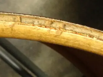 Bearing Edge Repair on '65 Slingy Bass
