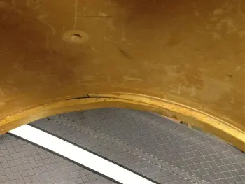 Bearing Edge Repair on '65 Slingy Bass